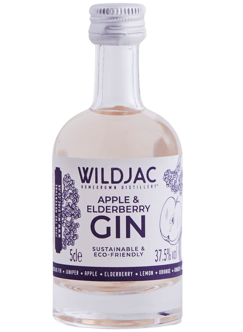 Wildjac Apple and Elderberry Gin Miniature 5cl