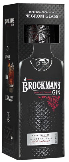 Brockmans Premium Gin Gift Set With Negroni Glass 70cl