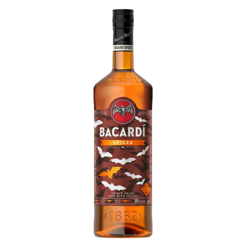 Bacardi Spiced Limited Edition Glow in the Dark Halloween Rum 1L
