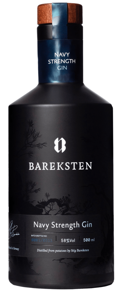 Bareksten Botanical Navy Strength Gin 70cl