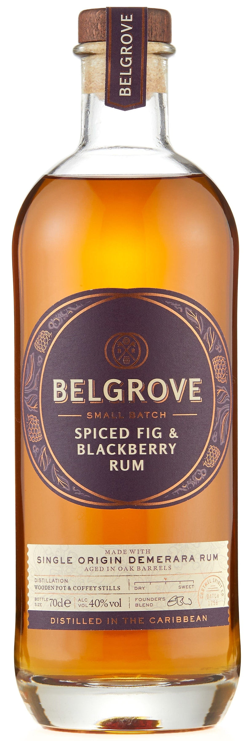 Belgrove Spiced Fig & Blackberry Rum 70cl