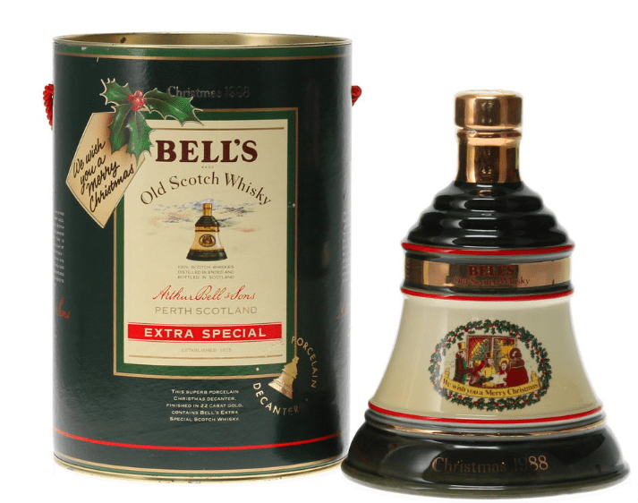 BellsDecanterChristmas198875cl