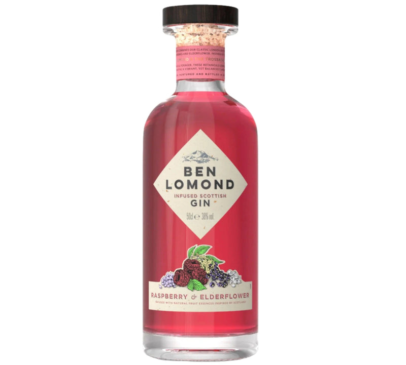 Ben Lomond Raspberry & Elderflower Gin 70cl