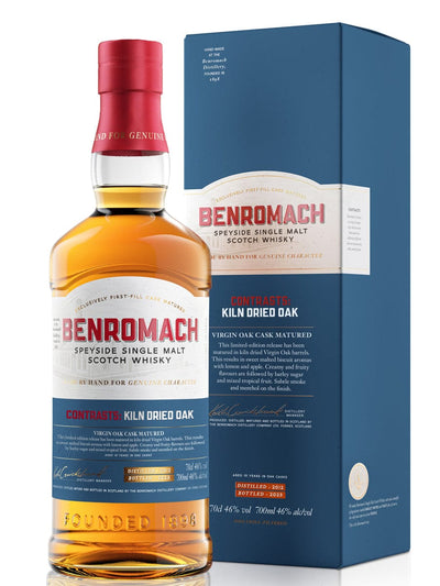 Benromach Contrasts Kiln Dried 10 Year Old Scotch Whisky 70cl