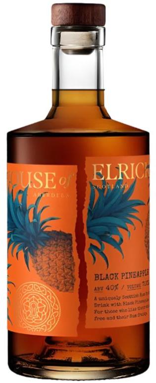 House of Elrick Black Pineapple Rum 70cl