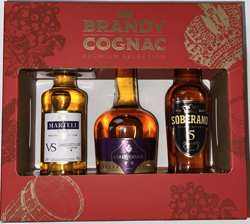 Brandy & Cognac Gift Pack 2x5cl & 1x3cl