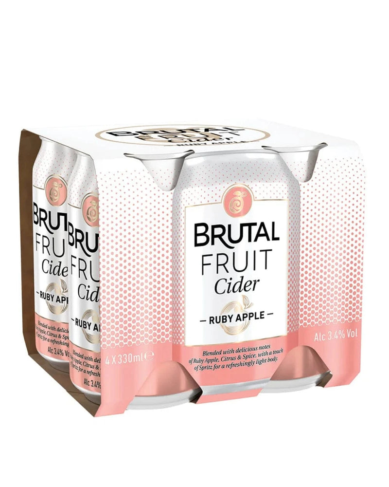 Brutal Fruit Ruby Apple Cider Cans 24x330ml