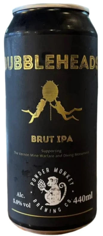 Powder Monkey Brewing Bubbleheads Brut IPA 4x440ml