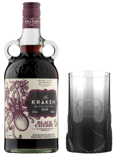 The Kraken Black Cherry &amp; Madagascan Vanilla Spiced Rum &amp; Smoked Glass 70cl