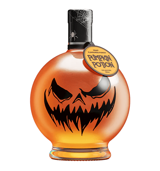 Pumpkin Potion Fruit Punch Vodka Liqueur Illuminated Bottle 70cl