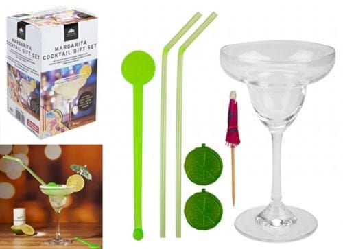 Margarita Cocktail Gift Set Glass & Accessories