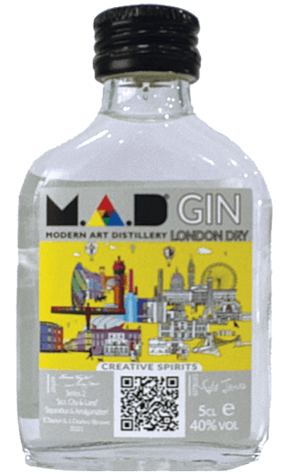 Modern Art Distillery London Dry ‘City’ Gin Miniature 5cl