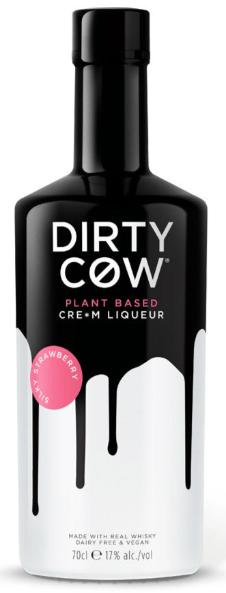 Dirty Cow Plant Based Silky Strawberry Cre*m Liqueur 70cl