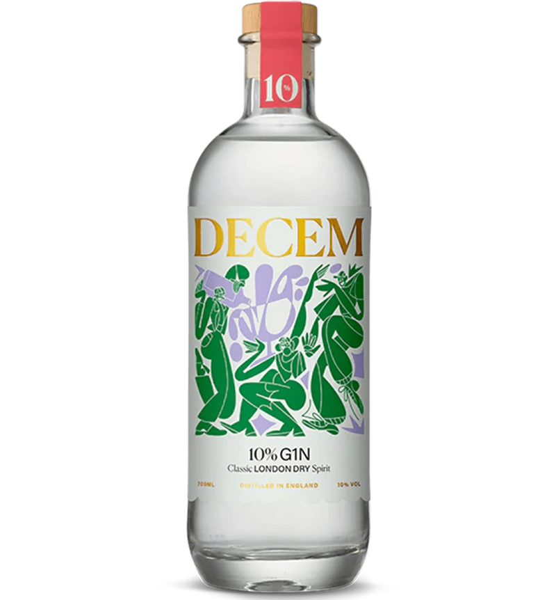 Decem London Dry Light Spirit Gin Alternative 70cl