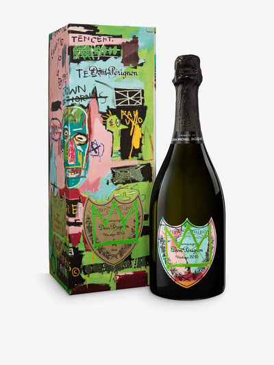 Dom Perignon 2015 Vintage Champagne Special Edition Tribute to Jean-Michel Basquiat Green 75cl