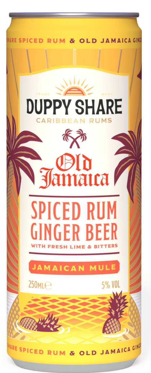 The Duppy Share Spiced Rum and Old Jamaica Cocktail Cans 12x250ml