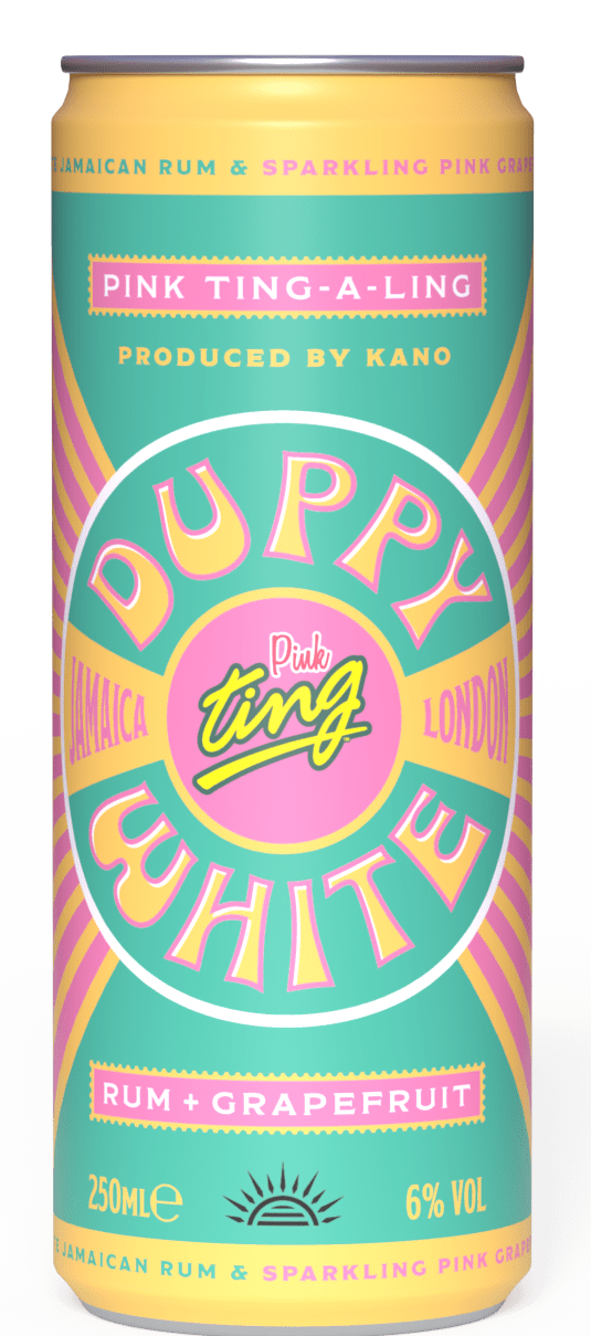 The Duppy Share Pink Ting-A-Ling White Rum Cocktail Cans 12x250ml