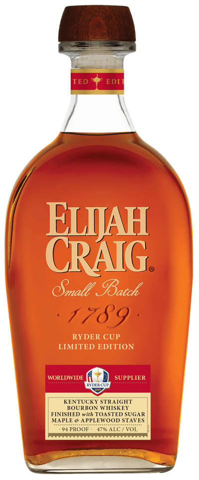 Elijah Craig Small Batch Kentucky Straight Bourbon Whiskey Ryder Cup 2025 Edition 70cl