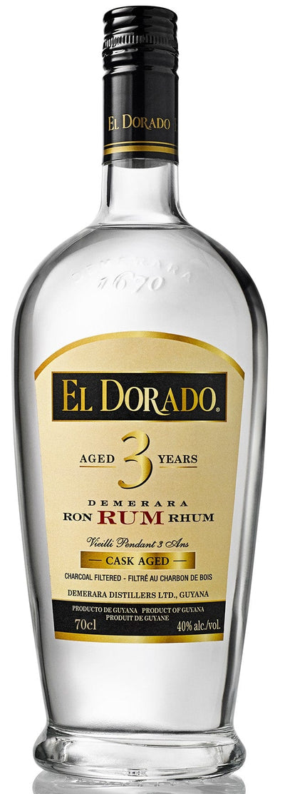 El Dorado 3 Year Old White Rum 70cl