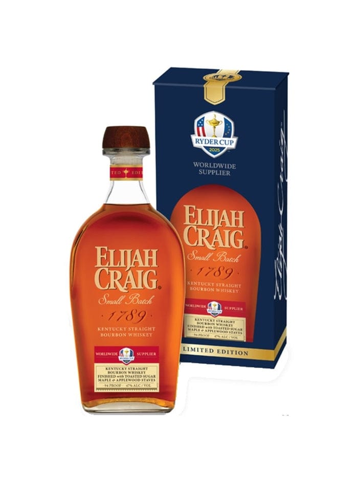Elijah Craig Small Batch Kentucky Straight Bourbon Whiskey Ryder Cup 2025 Edition 70cl