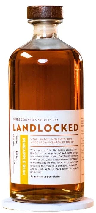 Three Counties Spirits Landlocked English Pineapple Rum 70cl