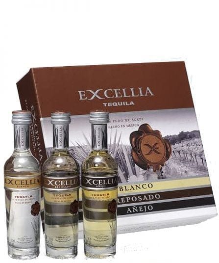 Excellia Tequila Miniature Gift Pack 3x5cl