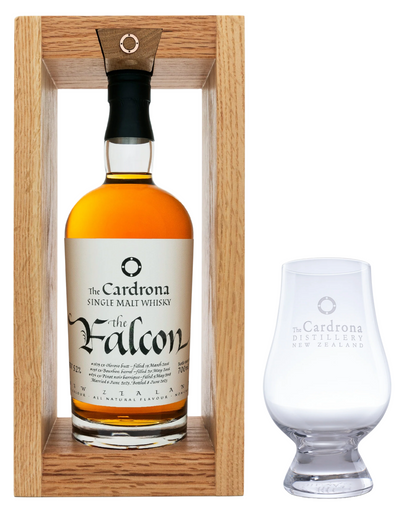 The Cardrona &quot;The Falcon&quot; Single Malt Whisky &amp; Glass 70cl