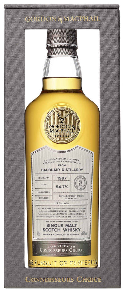 Balblair Distillery 1997 70cl (Gordon &amp; MacPhail Connoisseurs Choice)