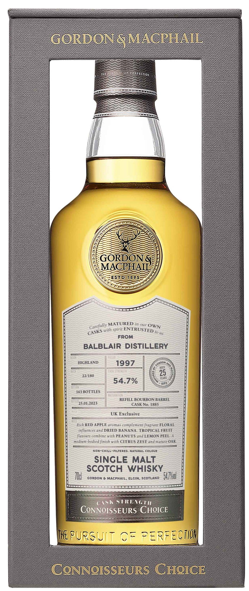 Balblair Distillery 1997 70cl (Gordon & MacPhail Connoisseurs Choice)