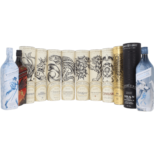 Game Of Thrones Limited Edition Scotch Whisky Set (12x70cl)