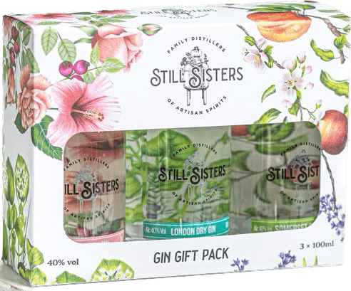 Still Sisters London Dry Gin Gift Pack 3x10cl