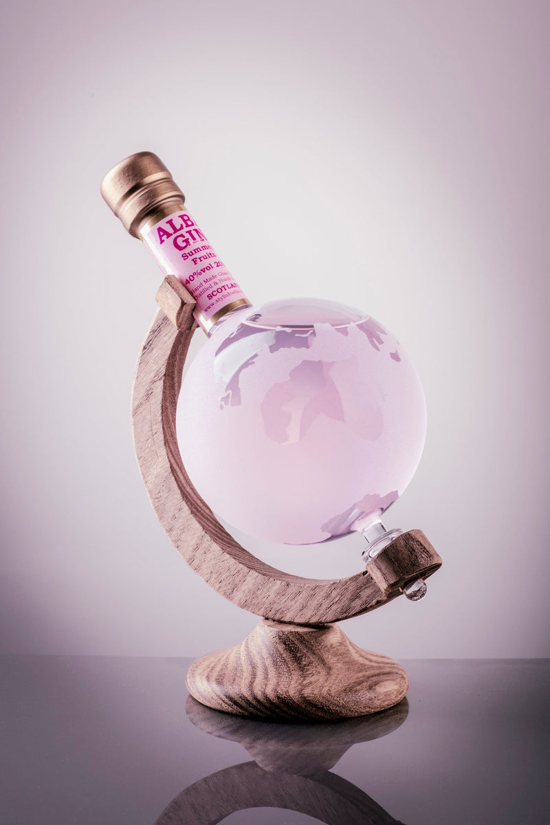 Mini World Globe Refillable Gin Decanter 20cl