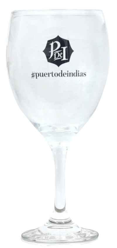 Puerto De Indias Branded Glass