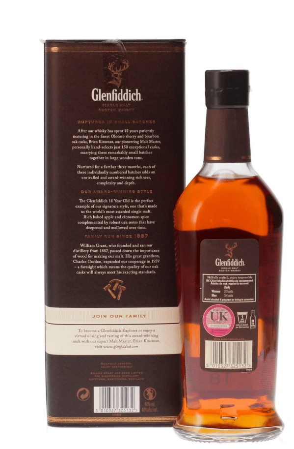 Glenfiddich 18 Year Old Small Batch Reserve 70cl, Threshers