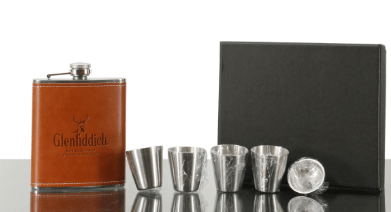 Glenfiddich Hip Flask Gift Set