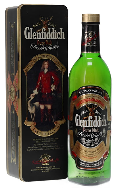 Glenfiddich Pure Malt Clan Sutherland Bot. 1980s 70cl