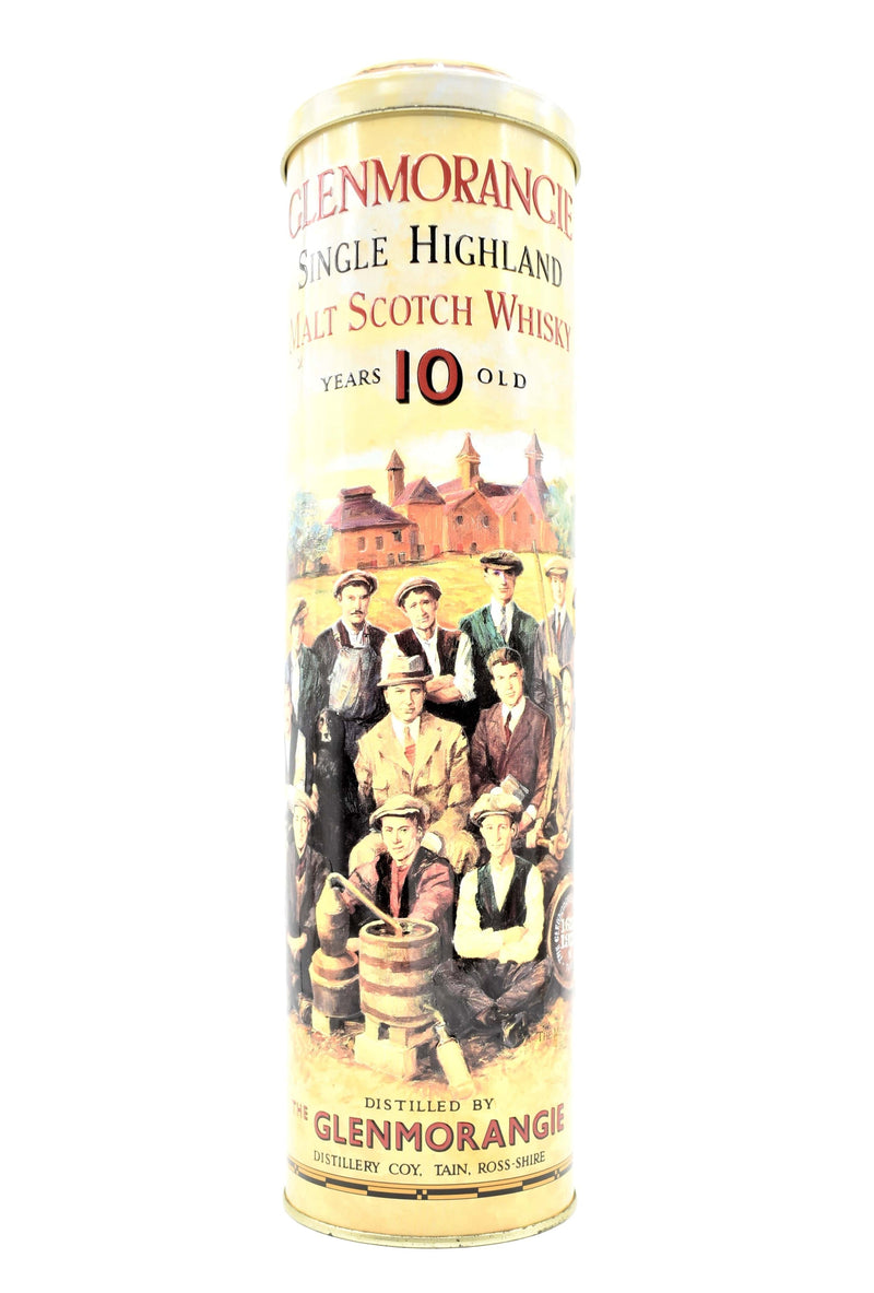 Glenmorangie 10 Year Old Men Of Tain Single Malt Scotch Whisky 1990s Gift Tin 70cl