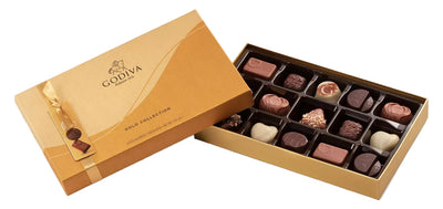 Godiva Belgium Gold Collection Assorted Chocolates Giftbox 15 Pieces 163g