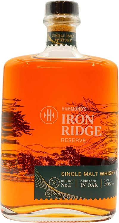Hammond’s Iron Ridge English Single Malt Whisky 70cl