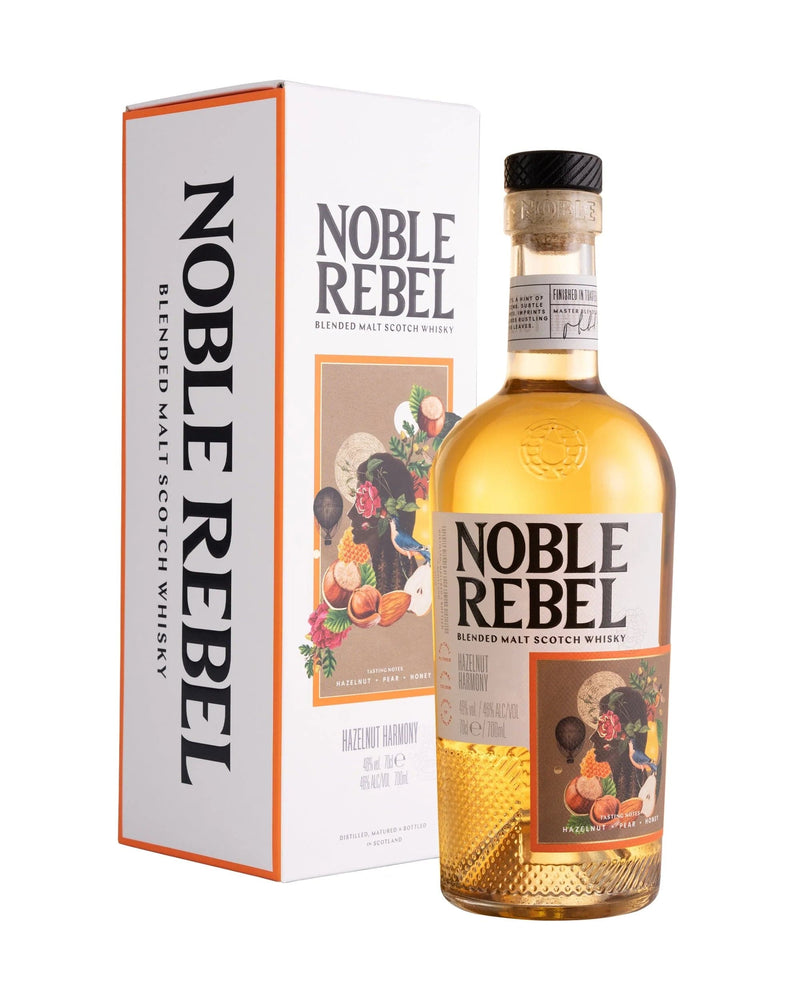 Noble Rebel Hazelnut Harmony Blended Malt Scotch Whisky 70cl