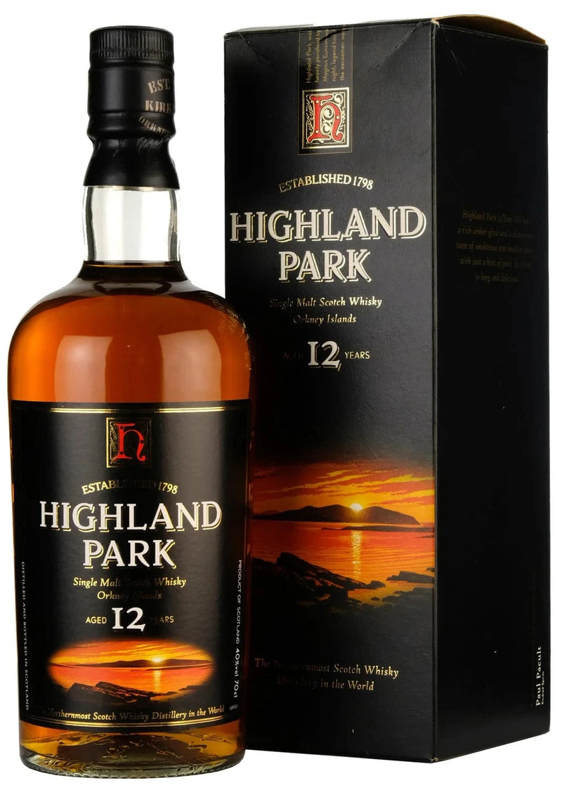 Highland Park 12 Year Old Single Malt Scotch Whisky Bot. 1990s 70cl