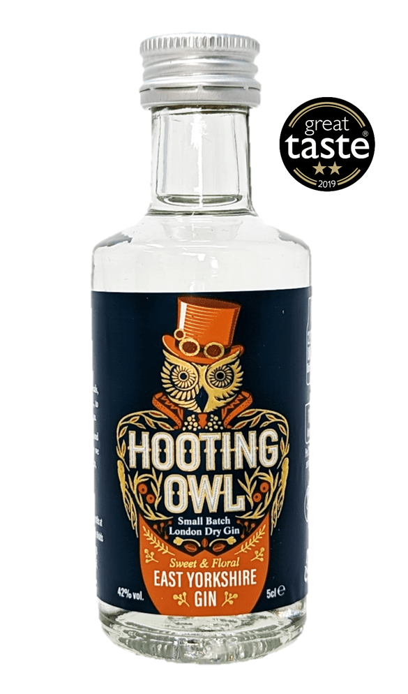 Hooting Owl East Yorkshire Gin Miniature 5cl