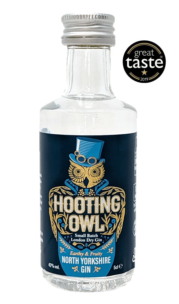 Hooting Owl North Yorkshire Gin Miniature 5cl