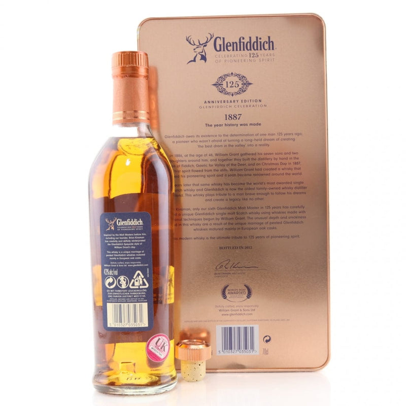 Glenfiddich 125th Anniversary Edition Single Malt Scotch Whisky 70cl