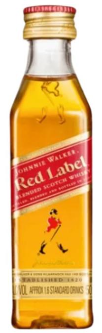 Johnnie Walker Red Label Blended Scotch Whisky Miniature 5cl