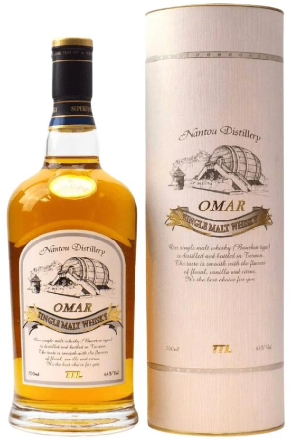 Nantou Distillery Omar Taiwan Bourbon Cask Single Malt Whisky 70cl