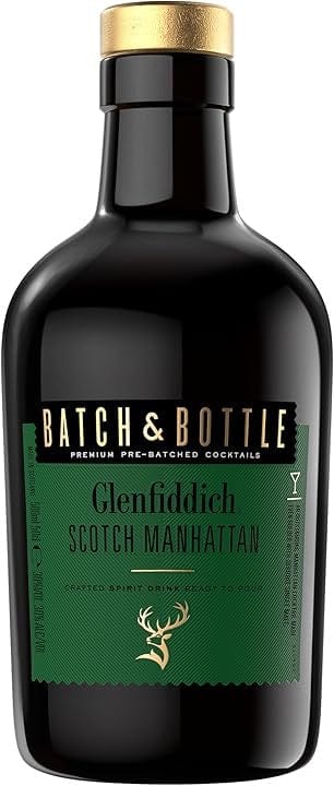 Batch &amp; Bottle Glenfiddich Scotch Whisky Manhattan Ready to Drink Cocktail 50cl