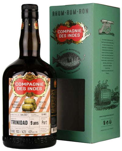 Compagnie Des Indes Trinidad 9 Year Old Single Cask Rum 70cl