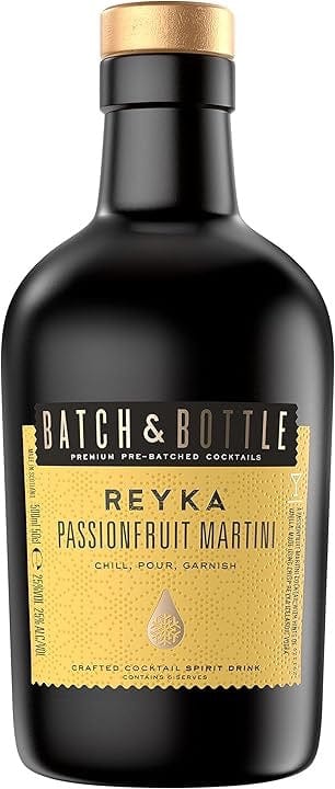 Batch &amp; Bottle Reyka Icelandic Vodka Passionfruit Martini Ready to Drink Cocktail 50cl