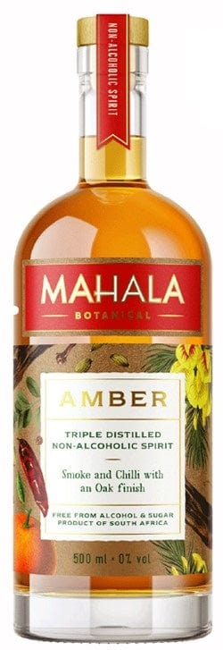 MAHALA Botanical Triple Distilled Amber Non-Alcoholic Spirit 50cl